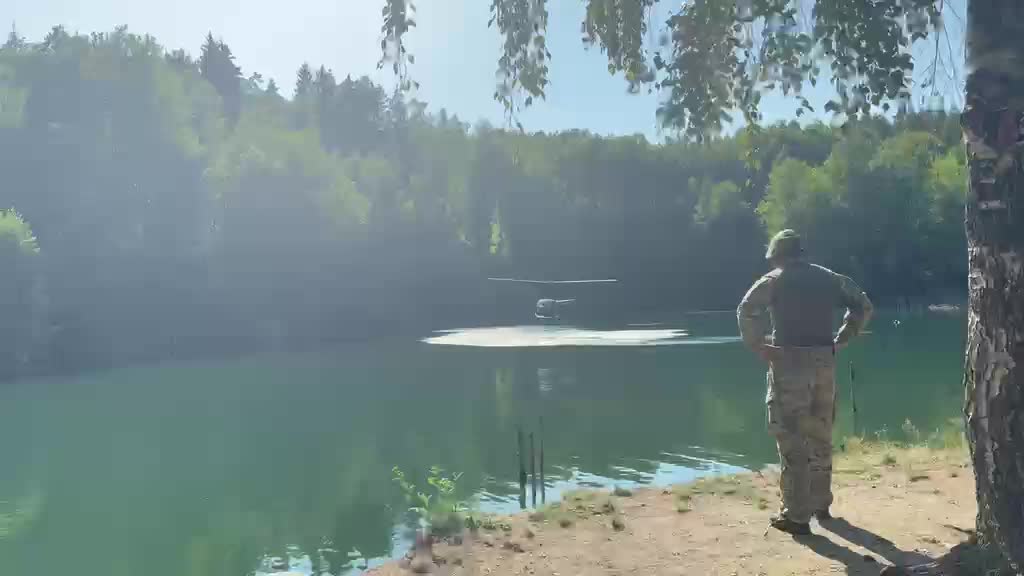 Když je moc horko tak ta voda láká.